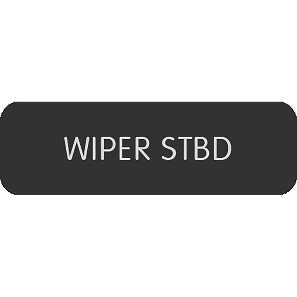 Blue Sea Large Format Label - "Wiper STBD"