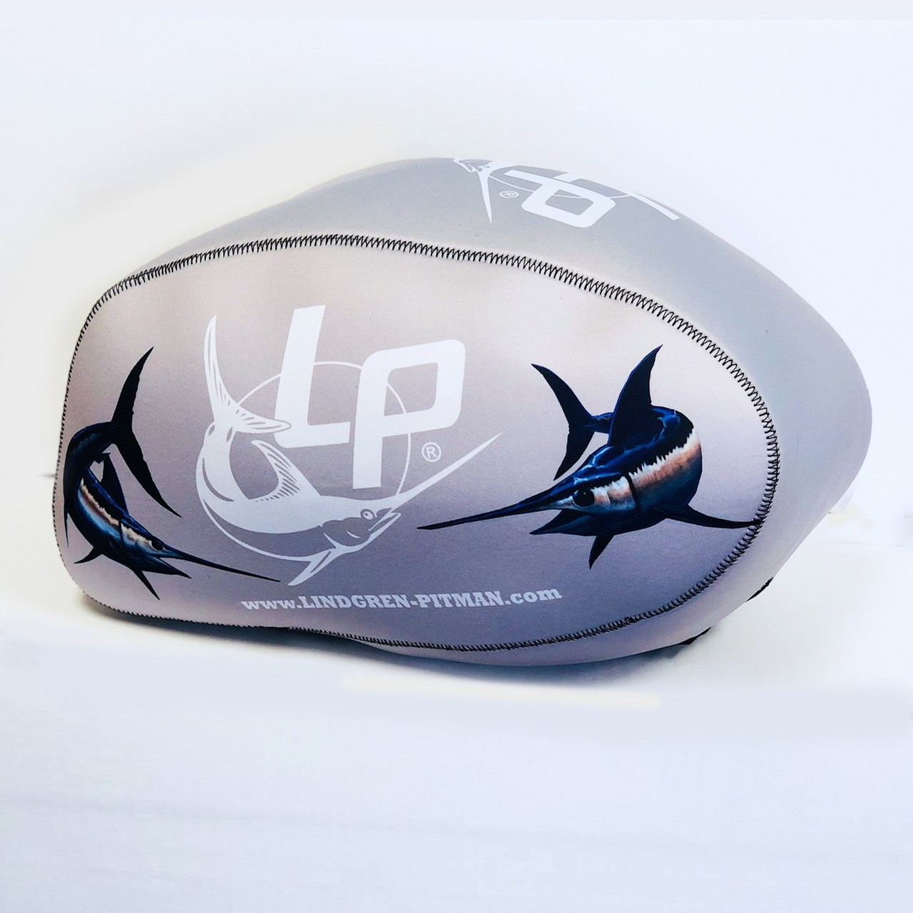 Lindgren Pitman S-1200/S-2400 Reel Cover.  Compatible with S-1200 and S-2400 LP Electric Reels.  Neoprene w/ Velcro Enclosure. 