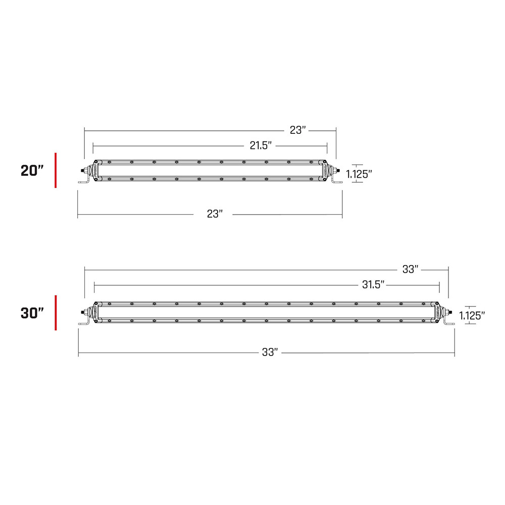 RIGID Industries SAE Compliant SR-SRS 20" Light Bar - Black
