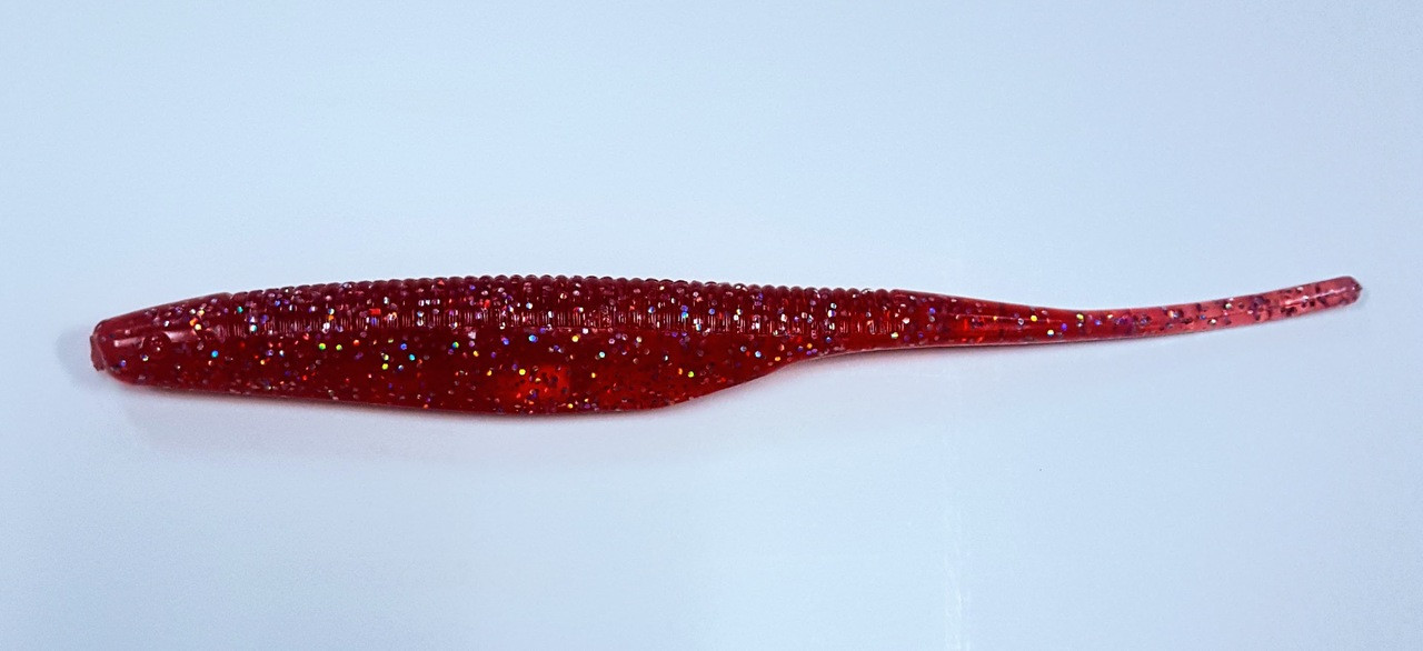 Bloody Point Killa Jig Bait - 9 Blood Red Sparky - 10 Pack 