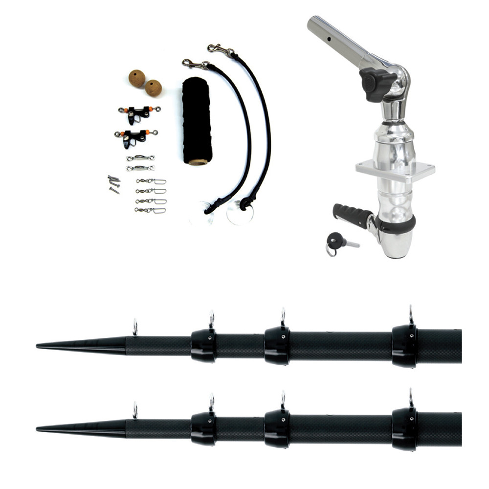 Tigress XD Top Mount System - 18 Carbon Fiber Black\/Black Ultimate Rigging Kit