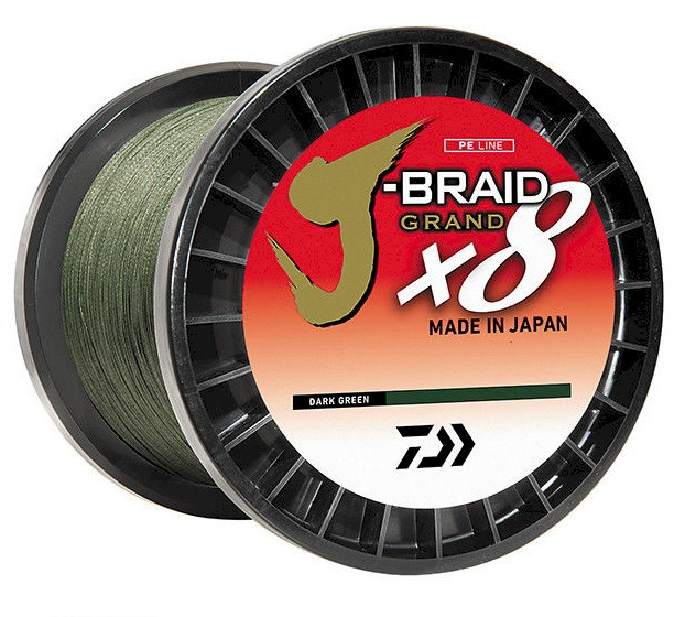 Daiwa J-Braid X8 Grand 3000yd Dark Green