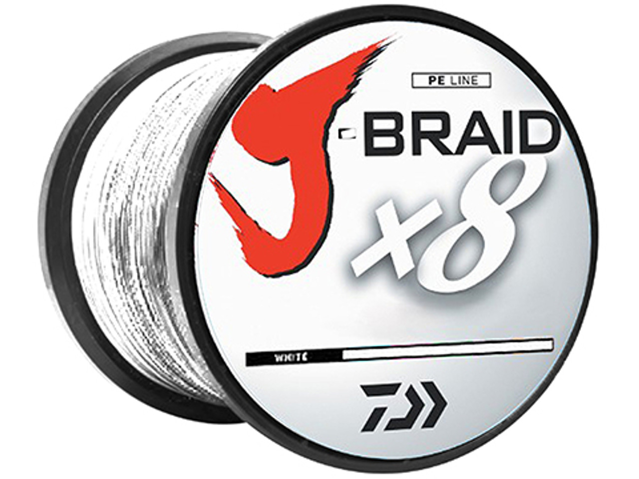 Daiwa j braid x8 white Clearance