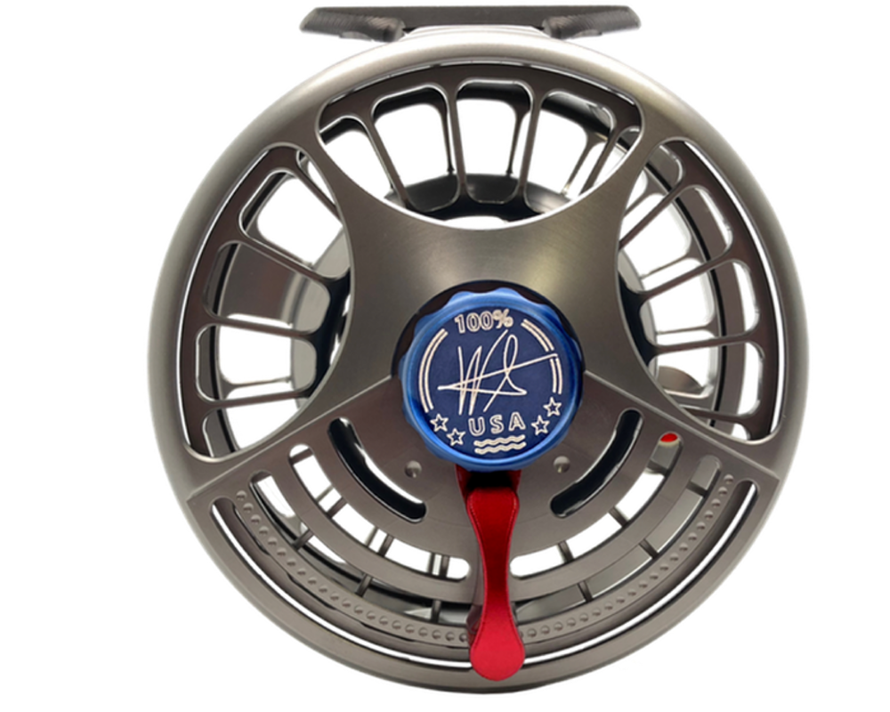 Seigler Fly Reel - Big Fly (BF)- Red/White/Blue