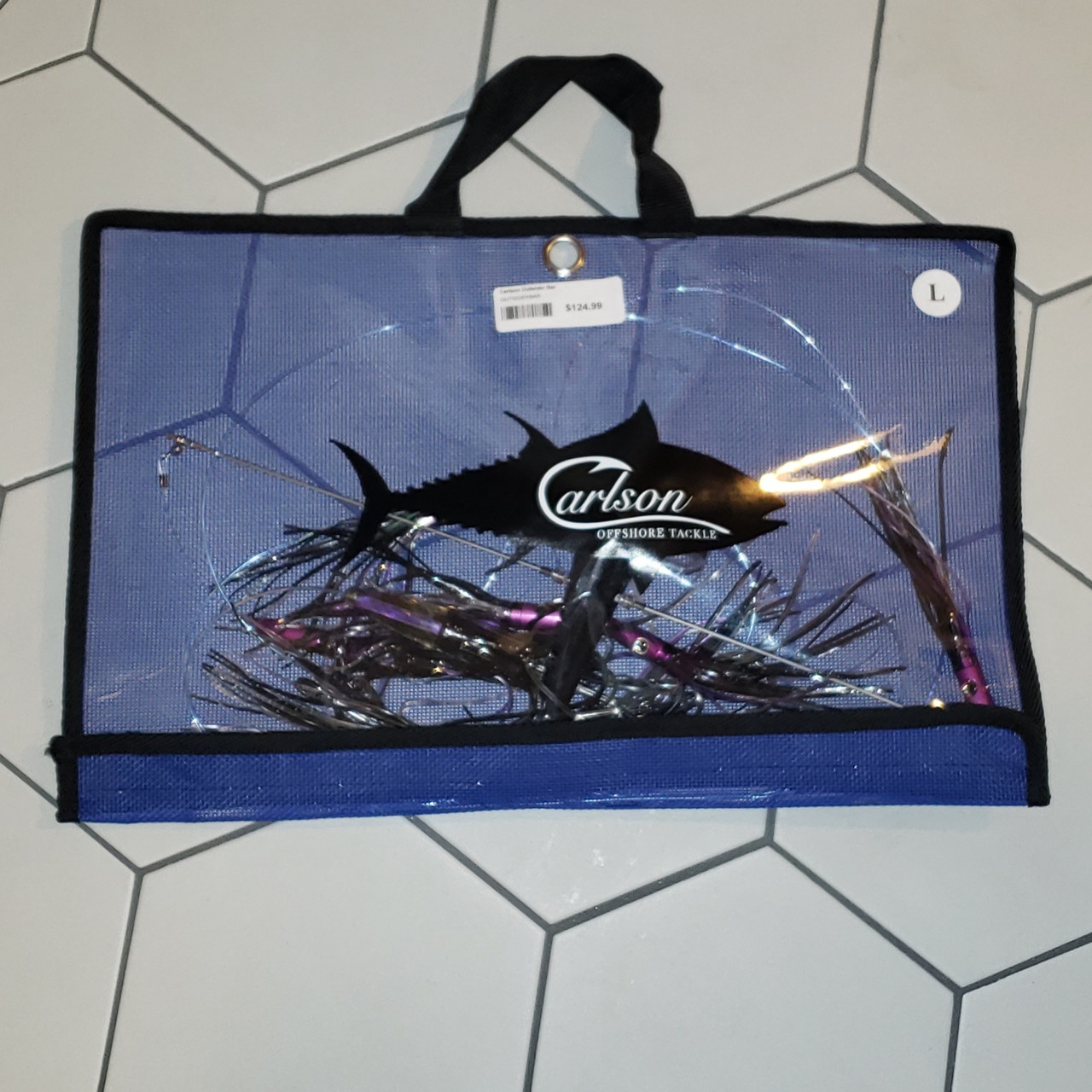 Carlson Outsider Spreader Bar - Black/Purple Metal Heads - Port & Starboard Set