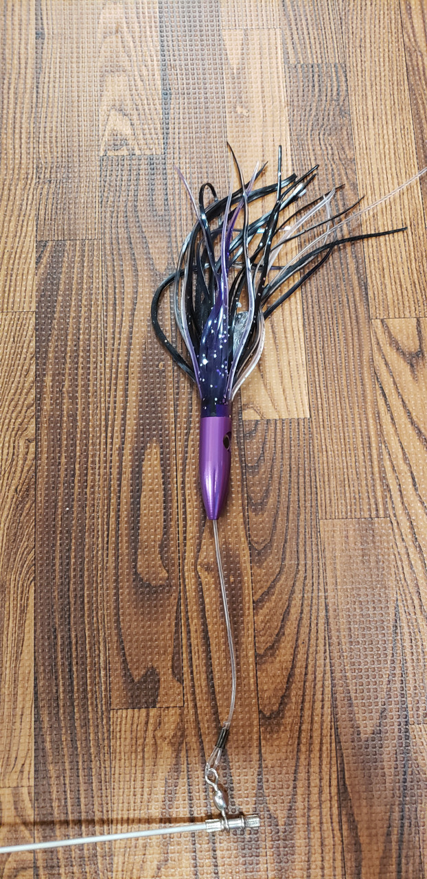 Carlson Outsider Spreader Bar - Black/Purple Hard Heads - Port & Starboard Set