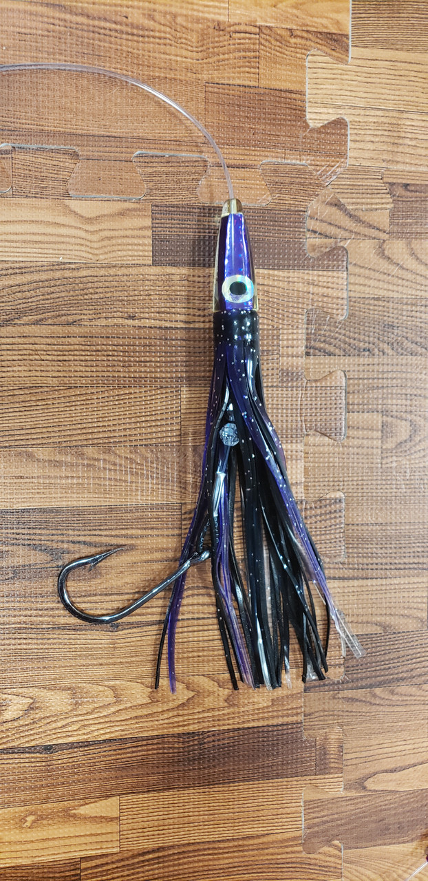 Carlson Outsider Spreader Bar - Black/Purple Hard Heads - Port & Starboard Set