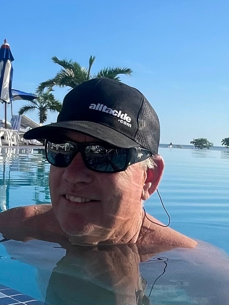 Alltackle Fishing Hat - Camo Side Hit - Black/White