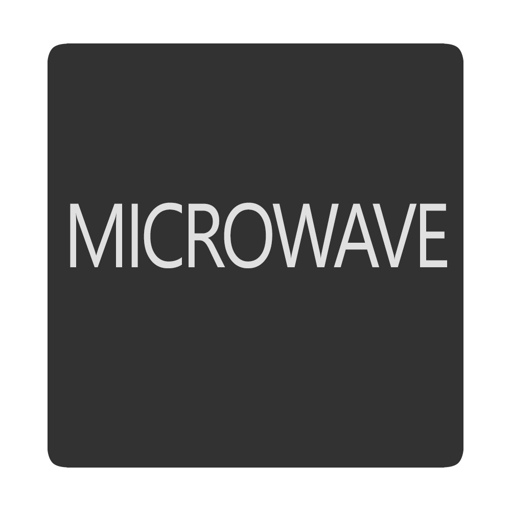 Blue Sea 6520-0318 Square Format Microwave Label