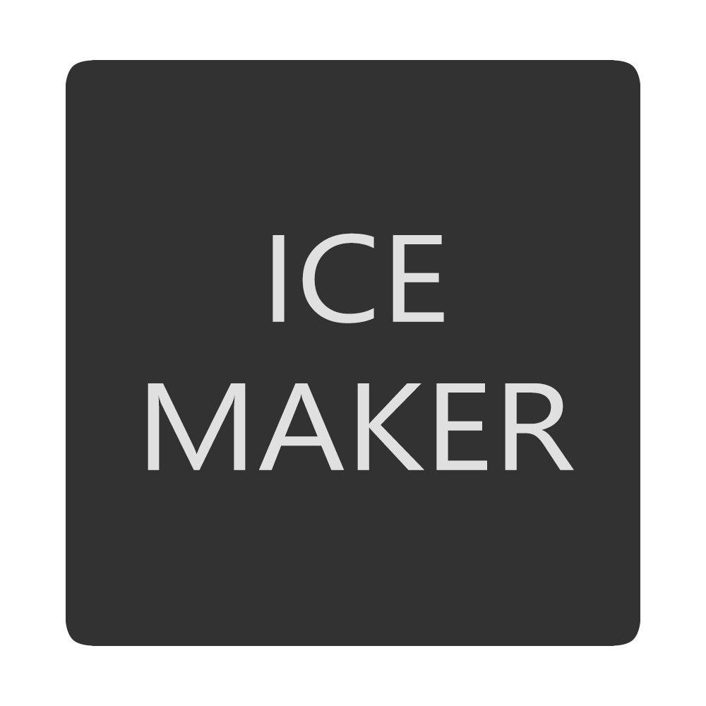 Blue Sea 6520-0275 Square Format Ice Maker Label