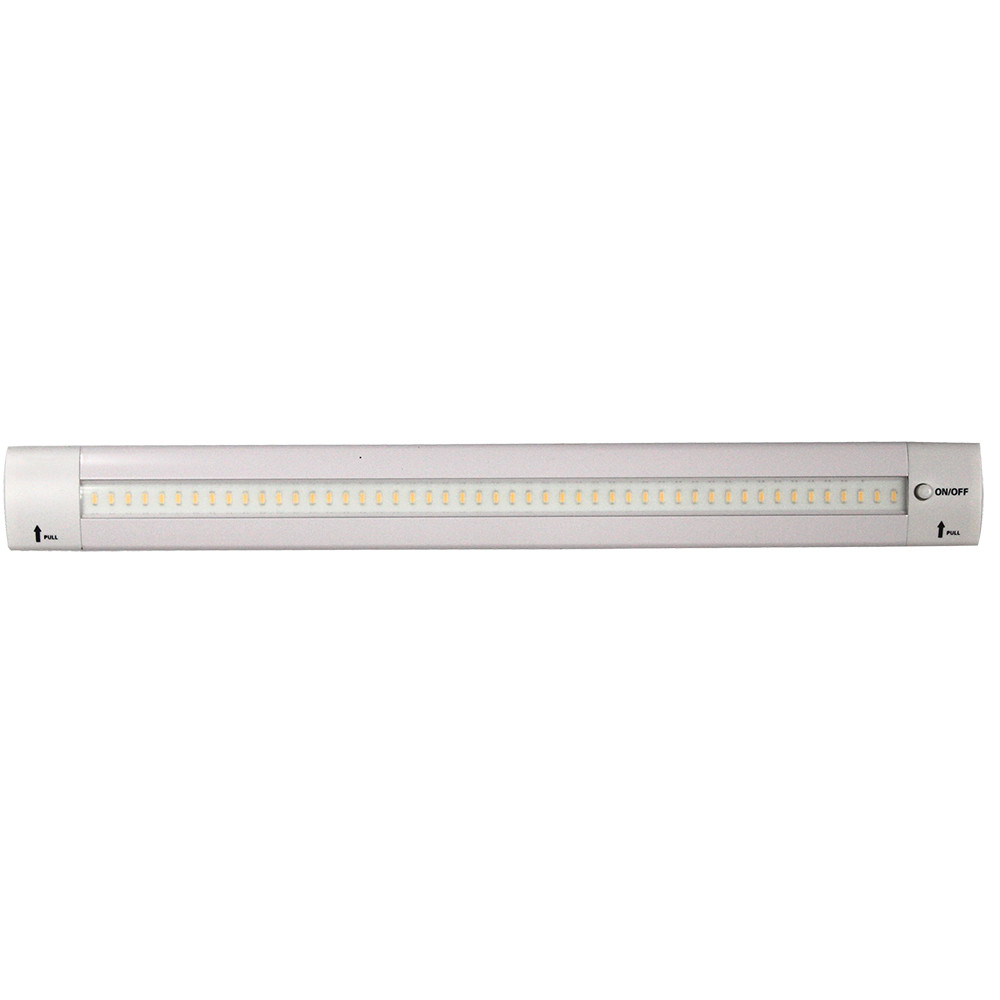 Lunasea 12" Adjustable Angle LED Light Bar - w\/Push Button Switch - 12VDC - Warm White
