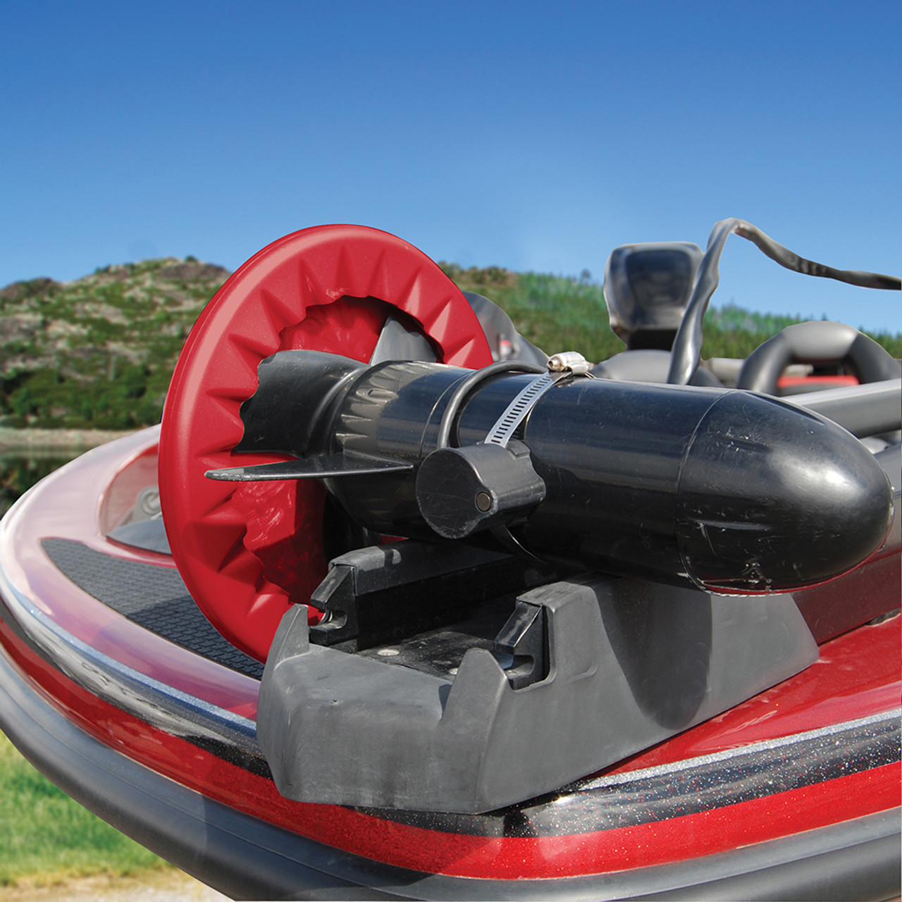 Taylor Made Trolling Motor Propeller Cover 3Blade Cover 10" Red