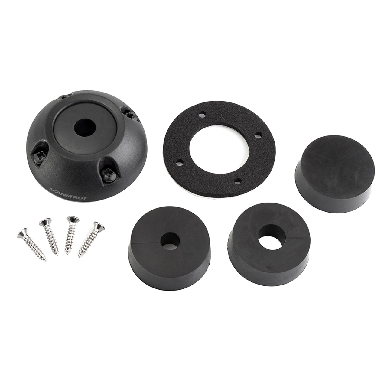 Scanstrut Black Medium Deck Seal Connector 1.18" Cable - .35"-.55"