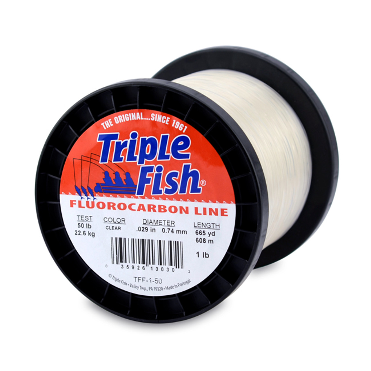 Triple Fish Fluorocarbon Bulk 1 Lb Spool from