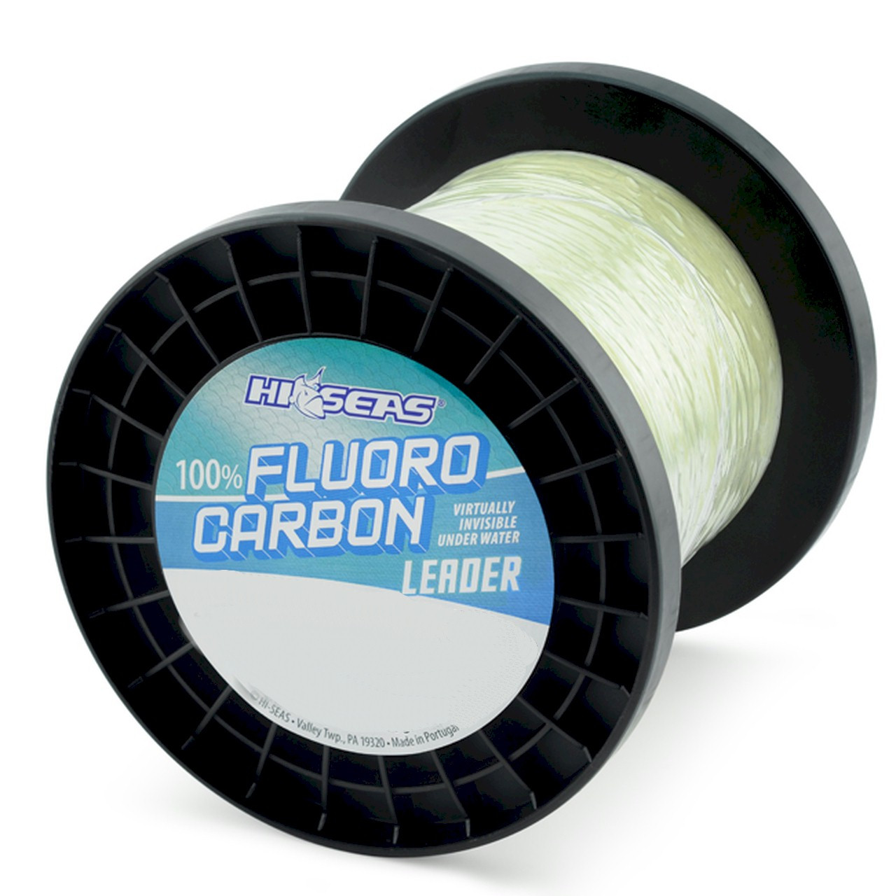 Hi Seas Fluorocarbon Leader Bulk 1 Pound Lb Spool Test: 10lb