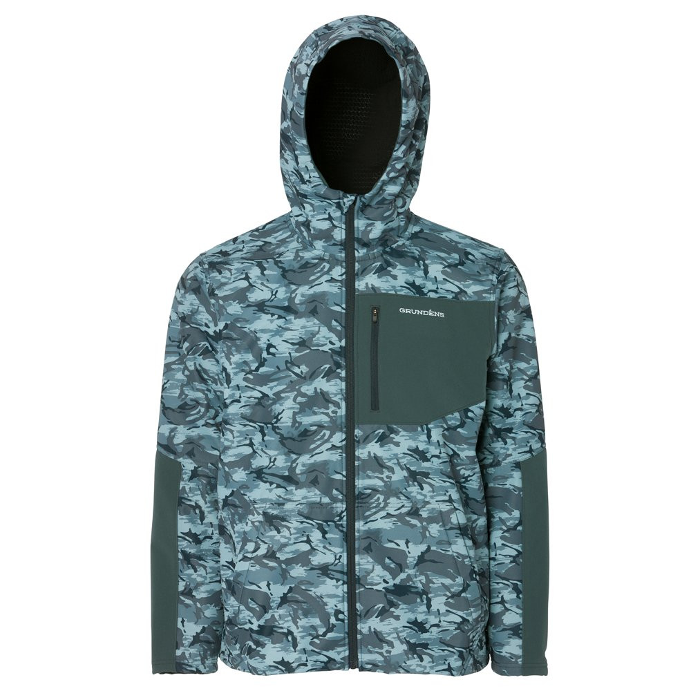 Grundens Bulkhead Fleece Jacket - Refraction Camo