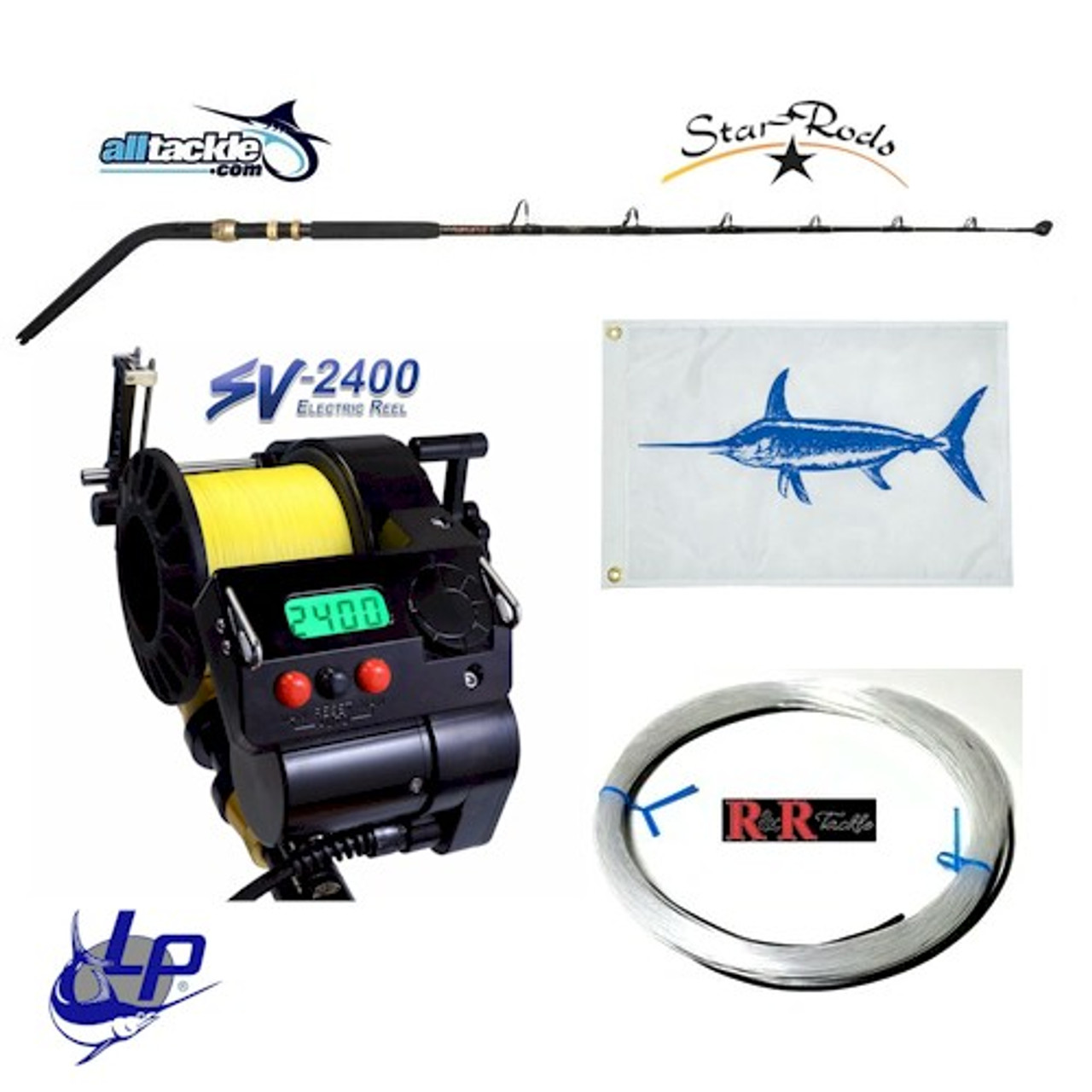 Alltackle Wahoo Fishing Gear Kit w/ Avet Reels & Crowder Rods