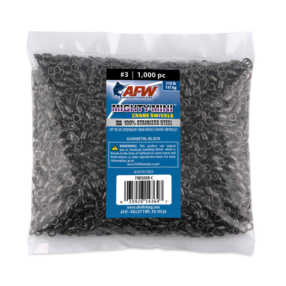 AFW Mighty-Mini Crane Swivel 310lb 1000 Count Bulk Pack