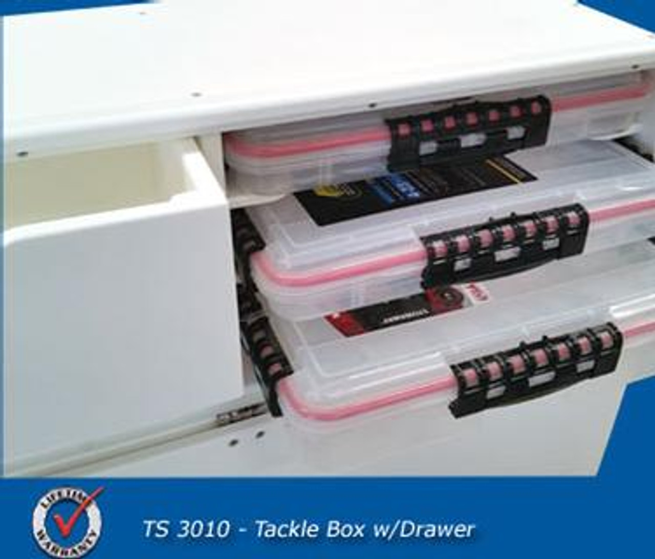 Deep Blue Marine Under Seat Tackle Storage