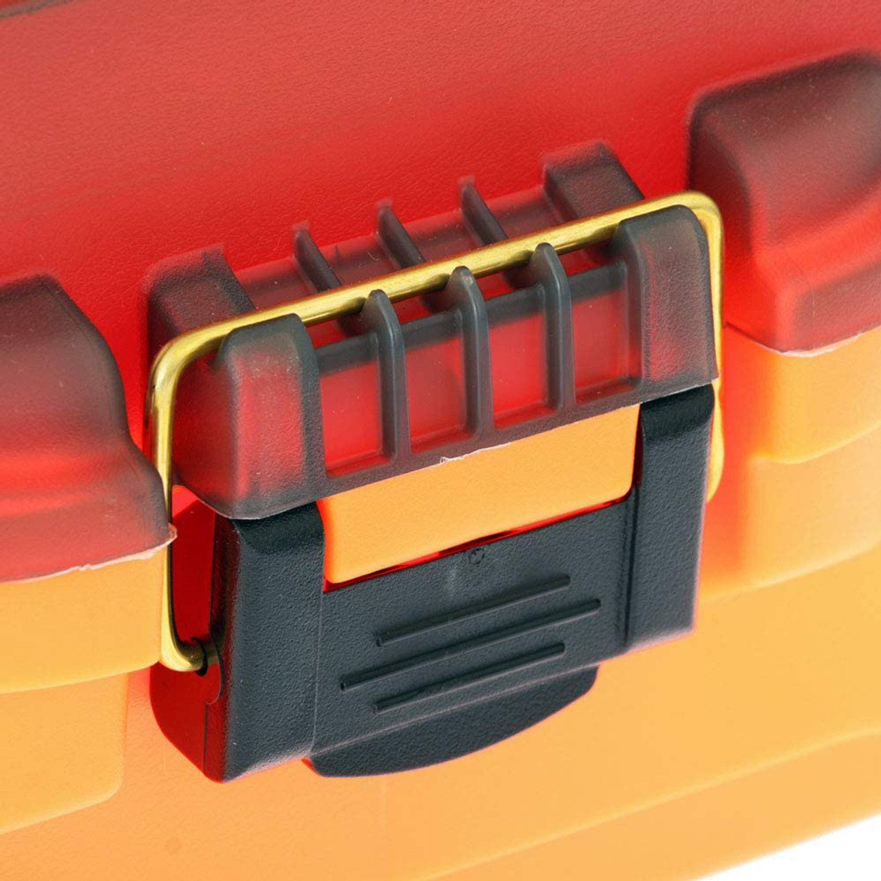 Plano 2-Tray Tackle Box w\/Dual Top Access - Smoke  Bright Orange