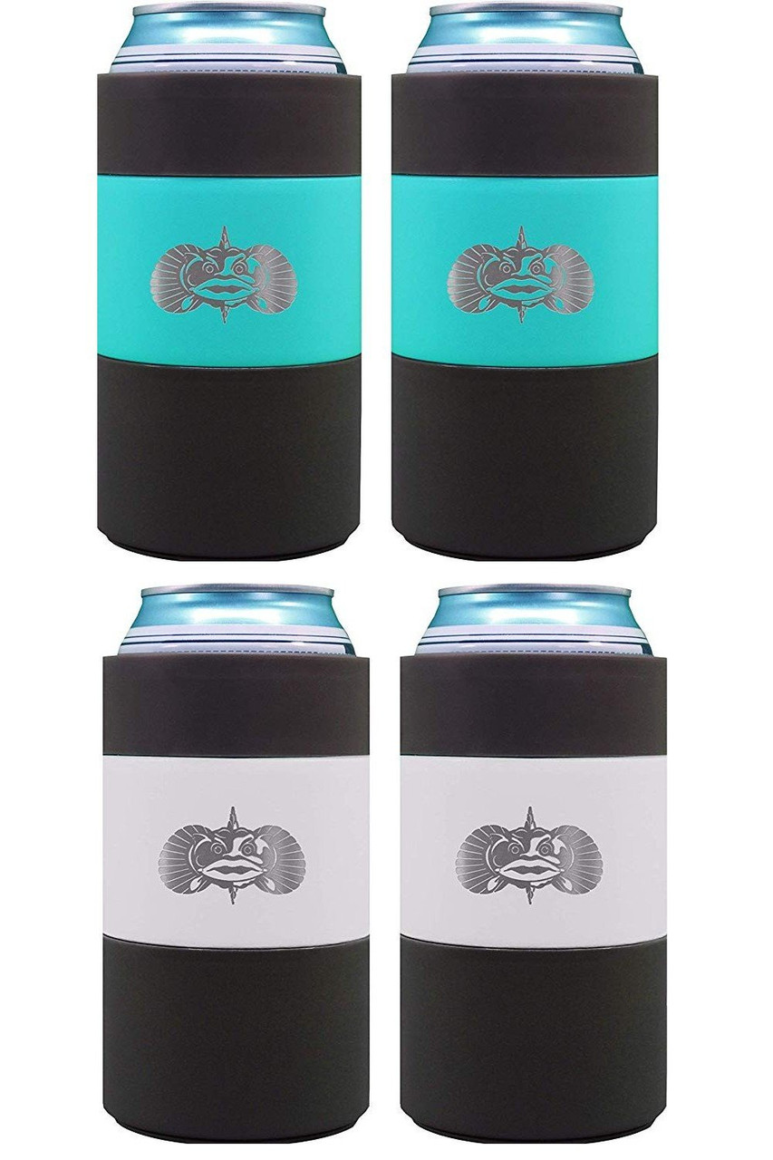 Toadfish Non-Tipping Can Cooler - 4 Pack Bundle - From