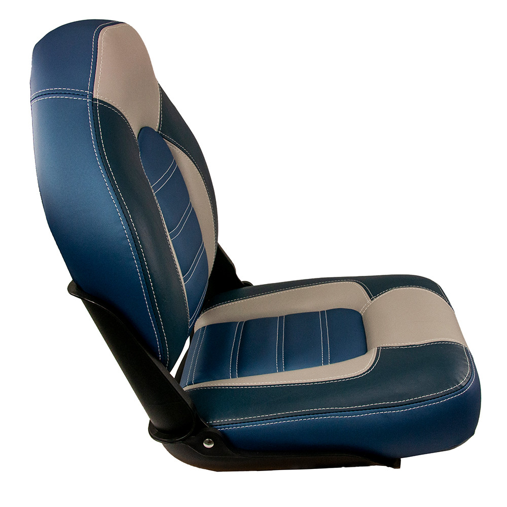 Springfield Skipper Premium HB Folding Seat - Blue\/Grey