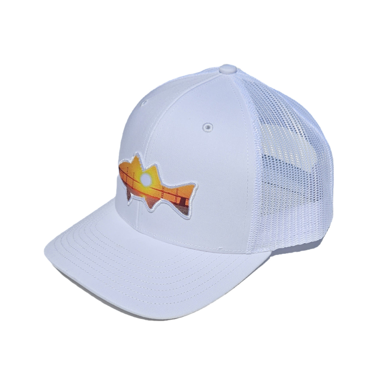 Alltackle Fish Bridge Hat - White