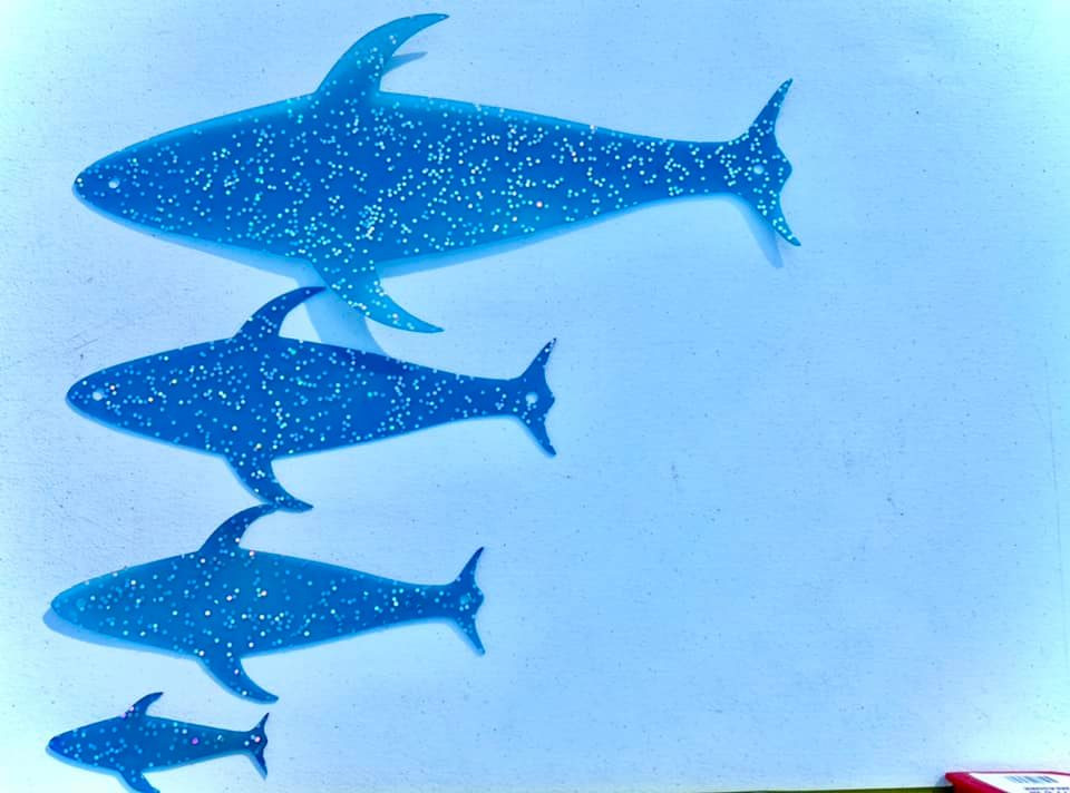 Squidnation UV Sparkle Flap - 5" - 6 Pack