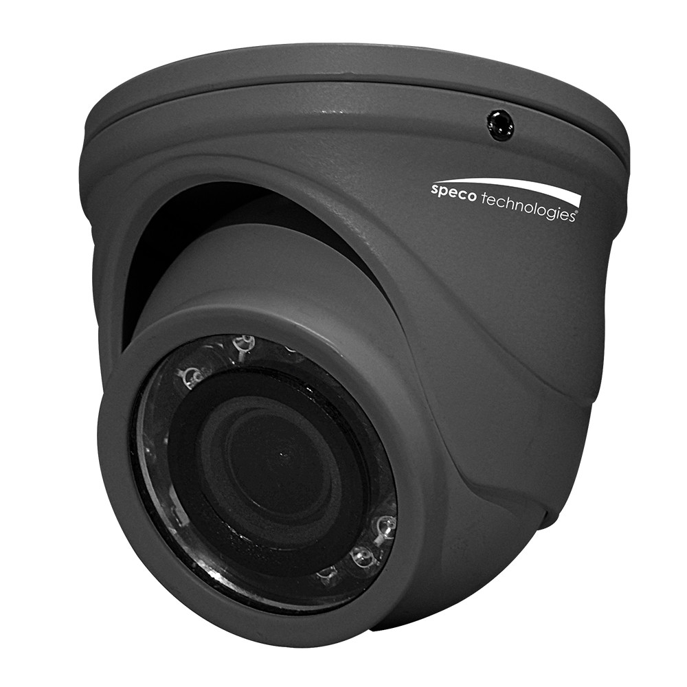 Speco 4MP HD-TVI Mini IR Turret w\/2.9mm Lens - Grey