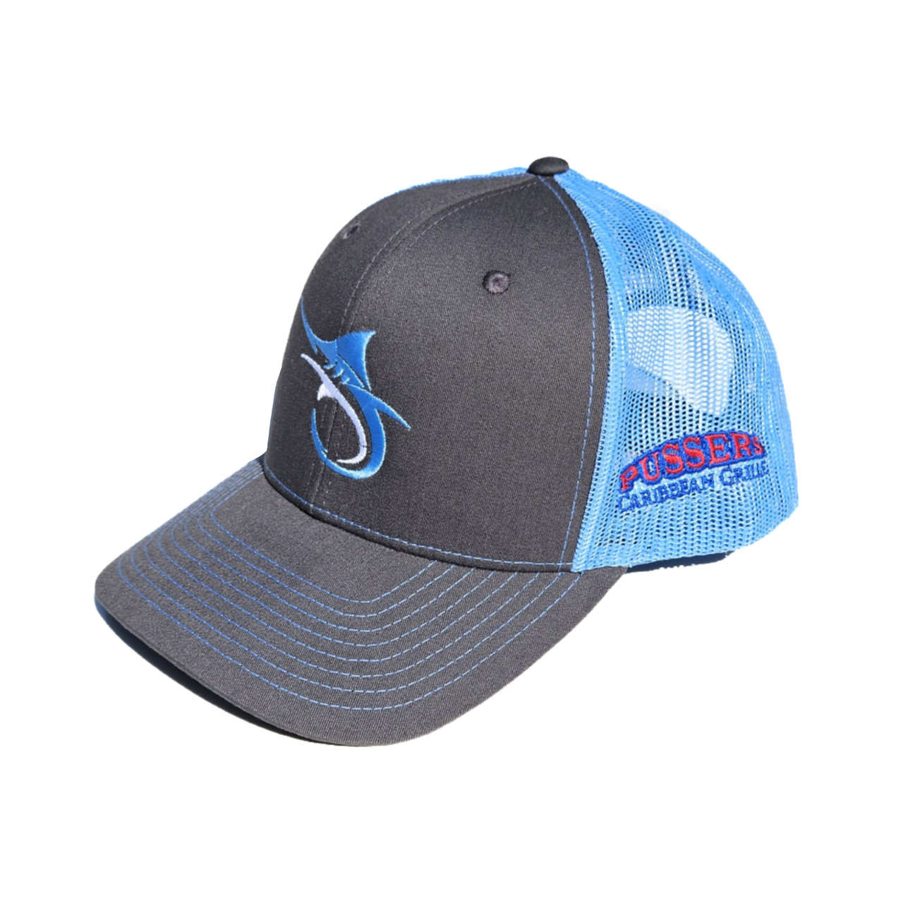 Alltackle Hat - Limited Edition Pussers Logo - Black & Blue