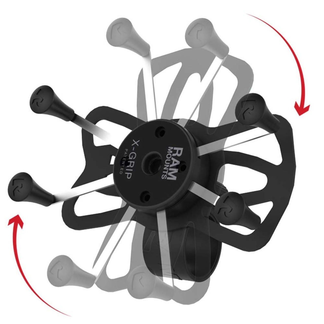 RAM Mount RAM X-Grip Large Phone Mount w\/RAM Tough-Strap Handlebar Base