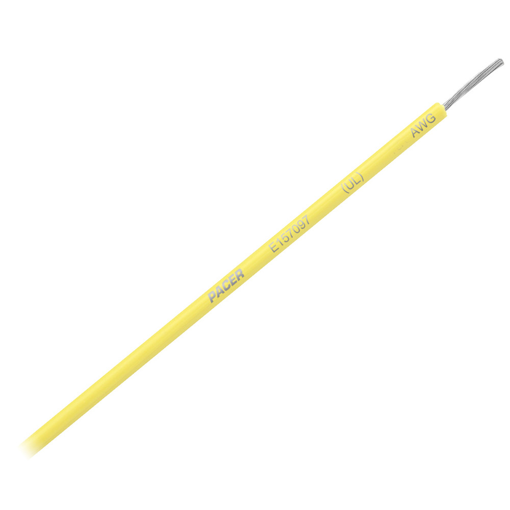 Pacer Yellow 8 AWG Primary Wire - 25