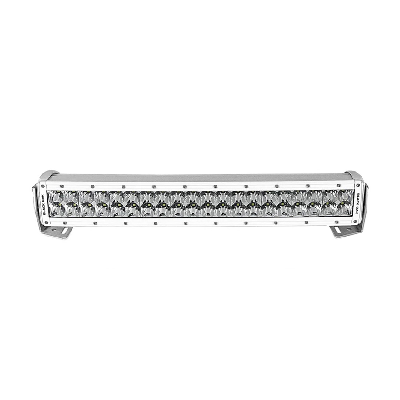 Black Oak Pro Series 3.0 Curved Double Row Combo 20" Light Bar - White