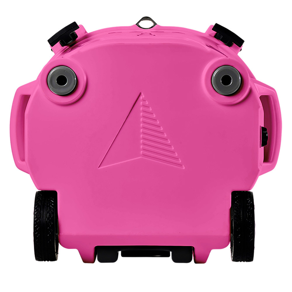 LAKA Coolers 30 Qt Cooler w\/Telescoping Handle  Wheels - Pink