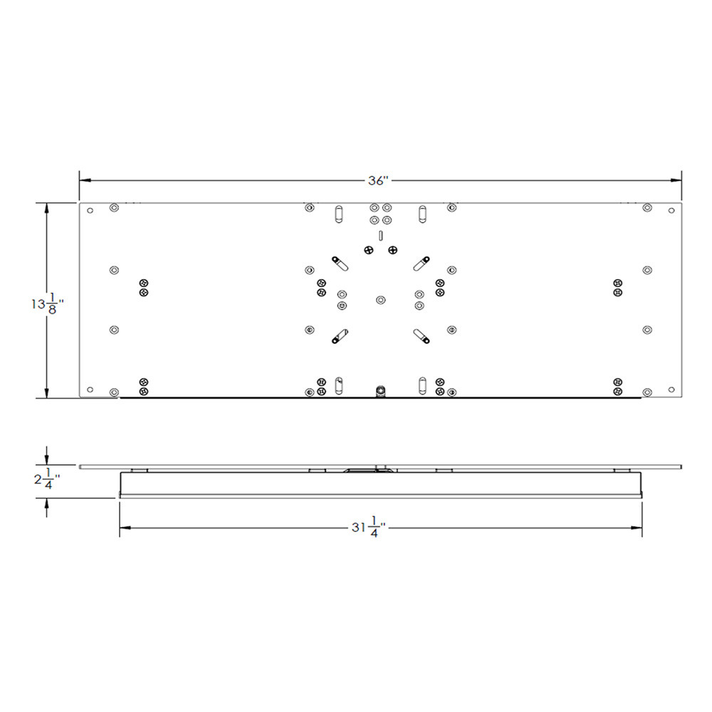 TACO 13-1\/8" x 36" Electric Seat Slide