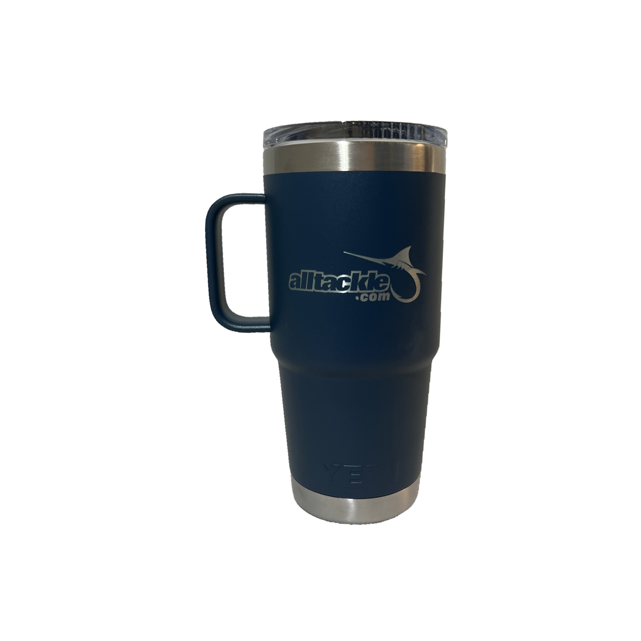 Quick Ship YETI Navy Rambler 20 oz. Tumbler