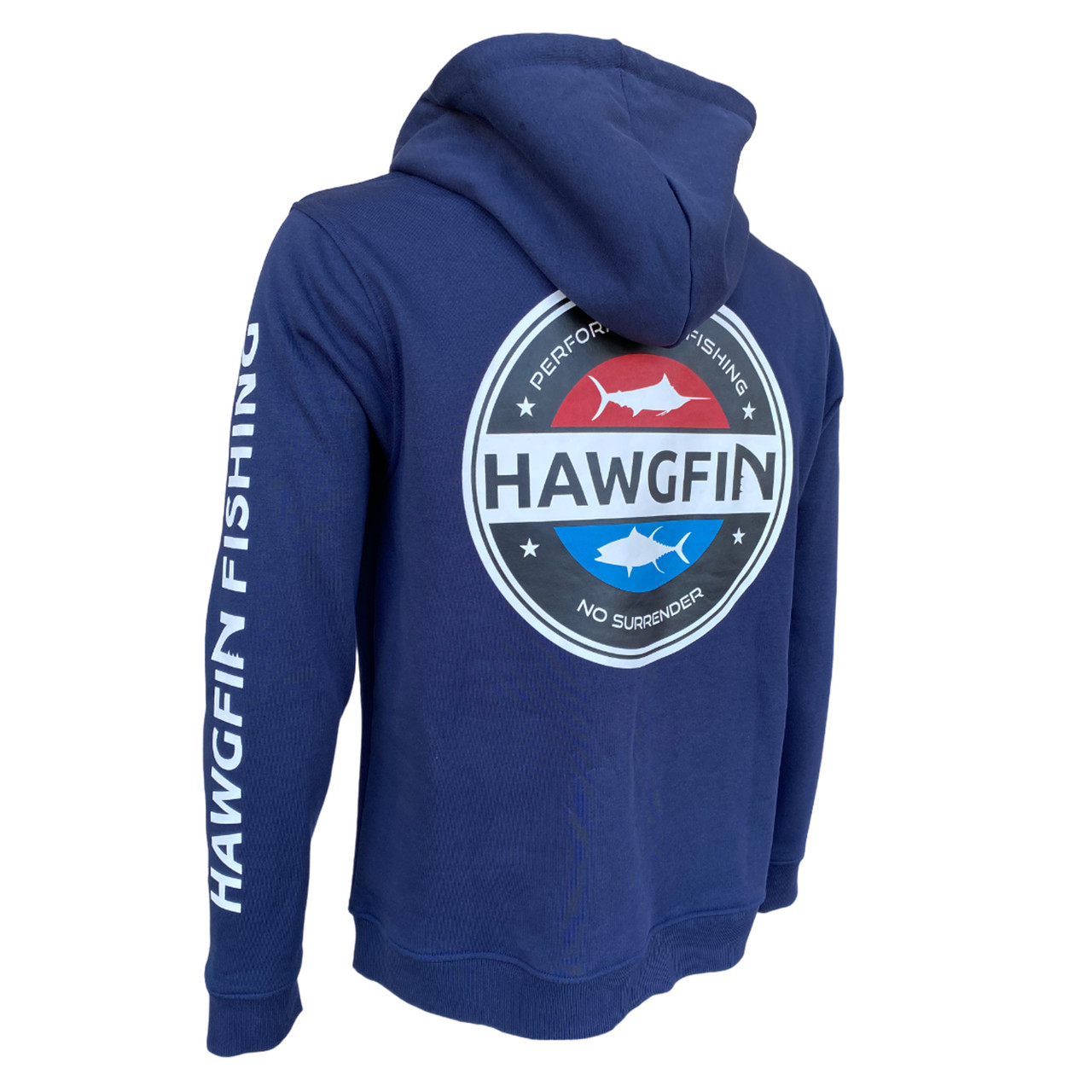 HAWGFIN USA "NO SURRENDER" MARLIN TUNA PREMIUM HOODIE