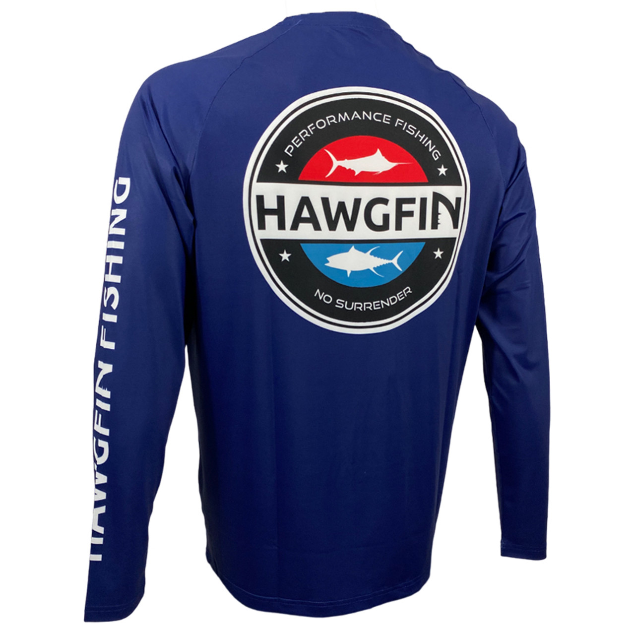 HAWGFIN USA No Surrender Marlin Tuna Performance Long Sleeve