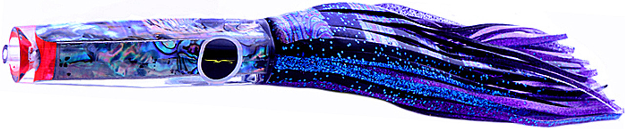 Black Bart San Sal Candy Trolling Lure - Black Purple Split/Purple Fleck