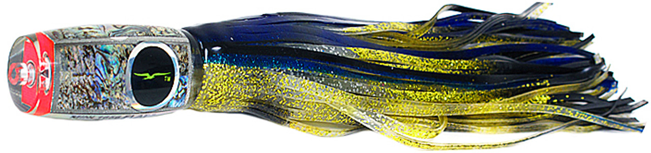  Black Bart Mini 1656 Flat Nose Trolling Lure -YellowFin Tuna/Silver-Gold-Black