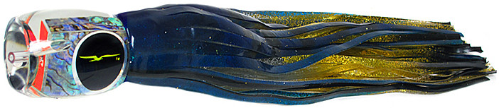 Black Bart Abaco Prowler Marlin Lure -  YellowFin Tuna/Silver-Gold-Black