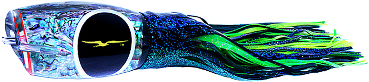 Black Bart Breakfast Teaser- Dark Green/Green Chartreuse Dot