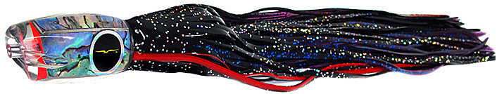 Black Bart Hot Breakfast - Hot is the perfect description of this scaled down "Breakfast" this exciting lure is just the ticket for the fishermen looking to spice up his riggers with a very hot Marlin lure. Hot mixes up your pattern bringing guaranteed action to your spread, this quick moving, aggressive splashing, diving, swimming lure will be streaking through your wake with a high voltage teasing action that says, "Catch Me If You Dare”. Rig with 9/0 hookset.