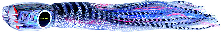 Black Bart Hot Breakfast - Hot is the perfect description of this scaled down "Breakfast" this exciting lure is just the ticket for the fishermen looking to spice up his riggers with a very hot Marlin lure. Hot mixes up your pattern bringing guaranteed action to your spread, this quick moving, aggressive splashing, diving, swimming lure will be streaking through your wake with a high voltage teasing action that says, "Catch Me If You Dare”. Rig with 9/0 hookset.