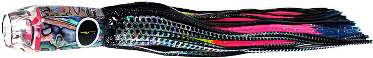 Black Bart Super Projet Marlin Lure-Black Dot/Rainbow