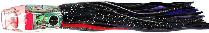 Black Bart Pro Jet Trolling Lure - Black/Purple Fleck 