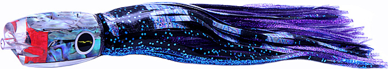 Black Bart Pelagic Breakfast Trolling Lure - Black Purple Split/Purple Fleck