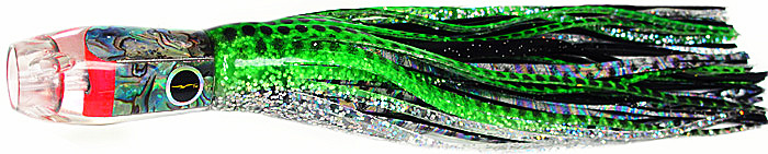 Black Bart Pro Jet Trolling Lure -Green Dot/Black Dot