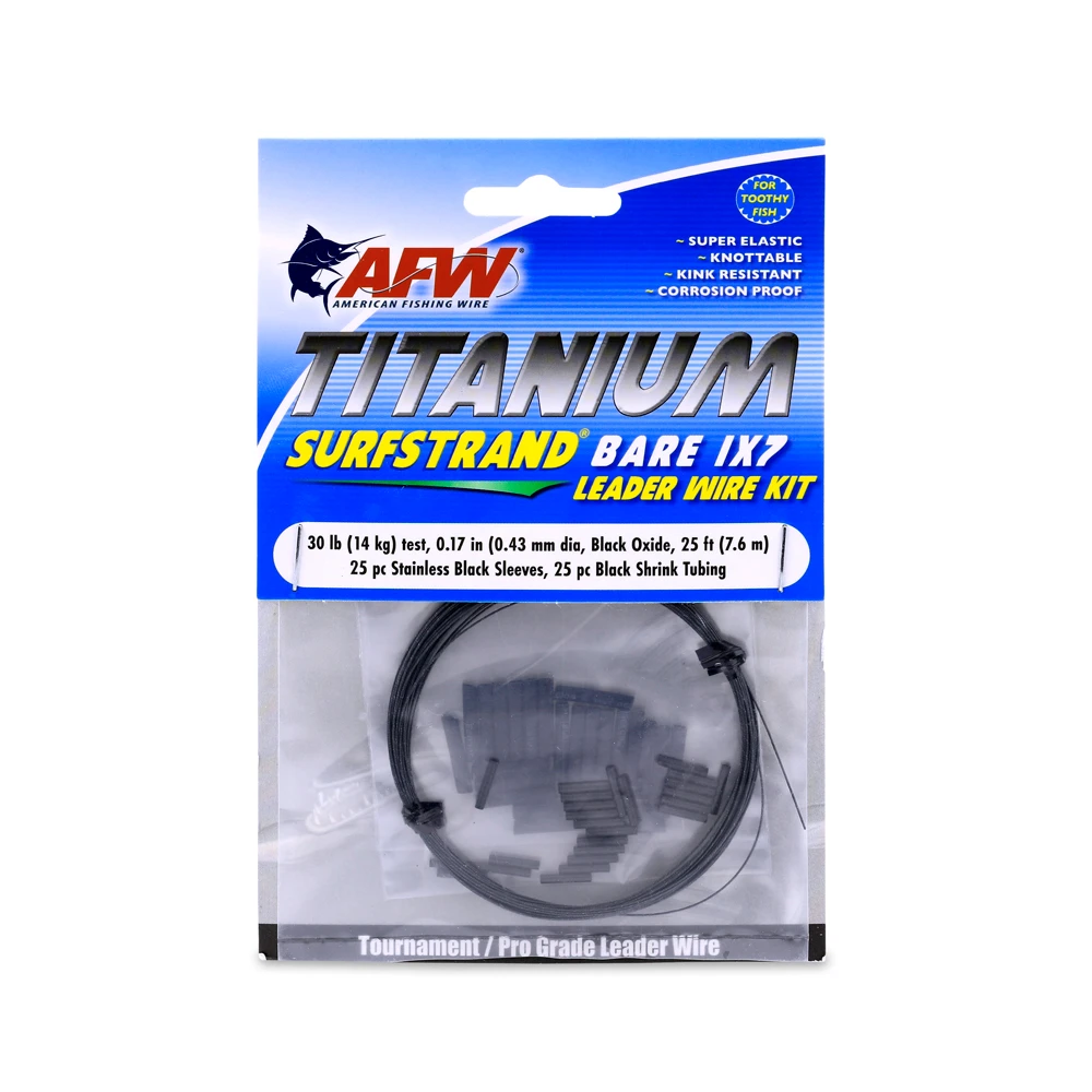 American Fishing Wire Titanium Surfstrand Leader Kit Test: 30