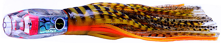 Black Bart Pro Jet Trolling Lure -Yellow Tiger/Gold Dot
